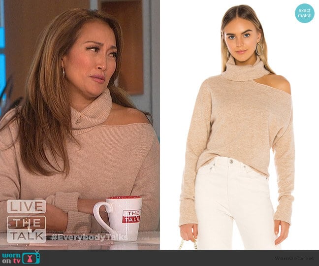 Raundi Sweater by Paige worn by Carrie Inaba on The Talk