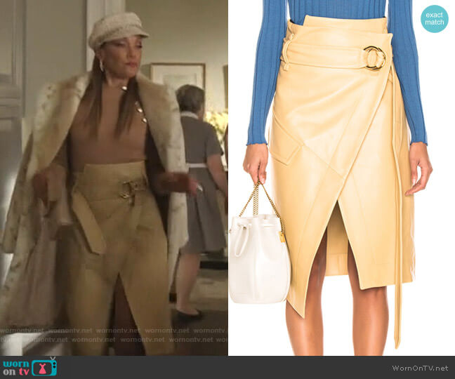 Rita Skirt by Petar Petrov  worn by Dominique Deveraux (Michael Michele) on Dynasty