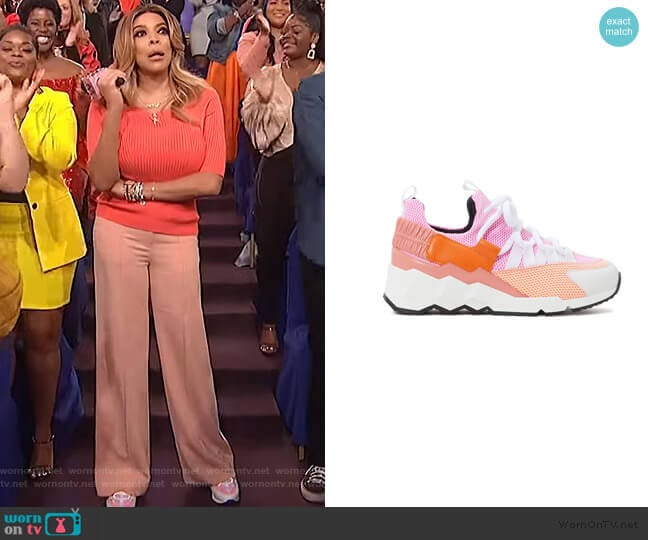 Trek Comet Trainers by Pierre Hardy worn by Wendy Williams  on The Wendy Williams Show