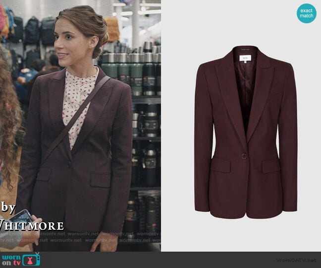 Lissia Jacket by Reiss worn by Stephanie 'Stevie' McCord (Wallis Currie-Wood) on Madam Secretary