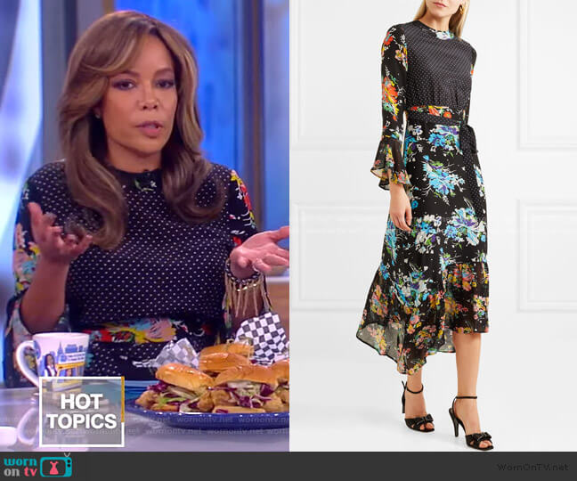 Chrissy Dress by Rixo London worn by Sunny Hostin on The View