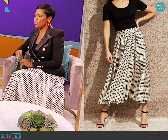 Annie Skirt by Sachin & Babi worn by Tamron Hall on Tamron Hall Show