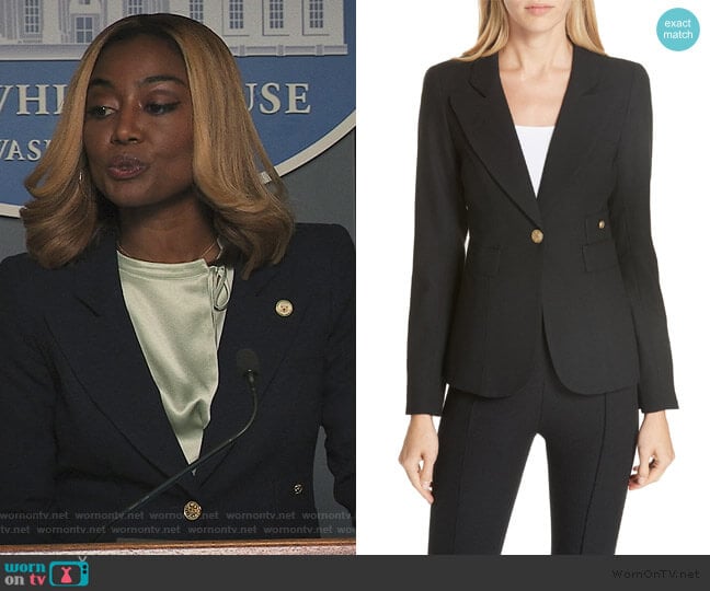 Classic Duchess Blazer by Smythe worn by Daisy Grant (Patina Miller) on Madam Secretary