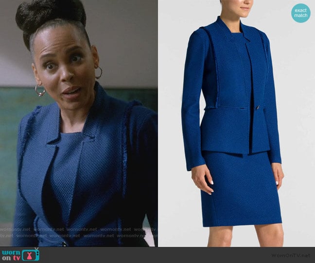 WornOnTV: Tegan’s blue fringe jacket and dress on How to Get Away with ...