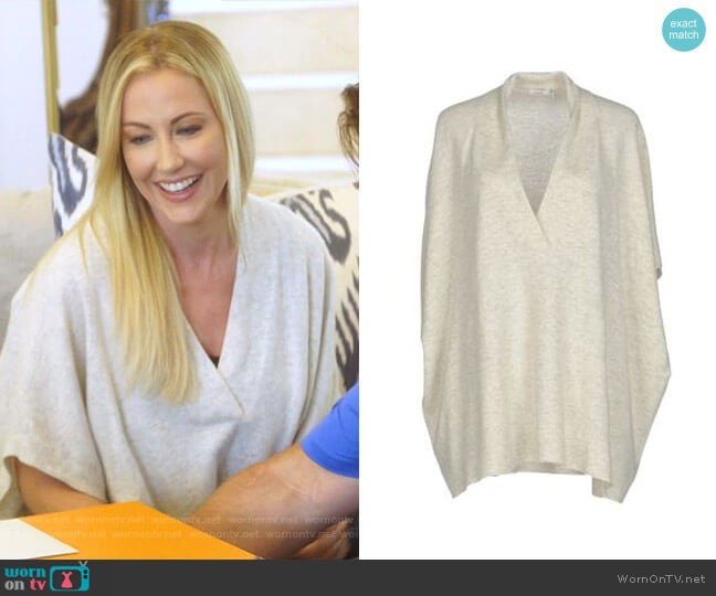 V-Neck Sweater by Vince worn by Stephanie Hollman on The Real Housewives of Dallas