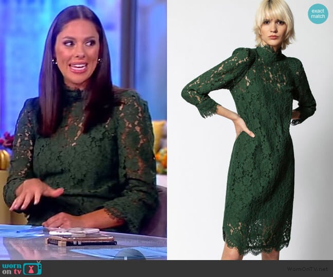 Rescure Lace Dress by Zadig & Voltaire worn by Abby Huntsman on The View