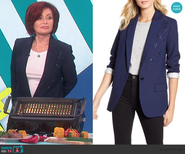 Viva Blazer by Zadig & Voltaire worn by Sharon Osbourne on The Talk