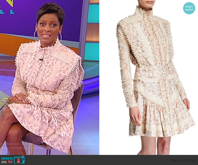 Sabotage Victorian Shirtdress by Zimmermann worn by Tamron Hall on Tamron Hall Show