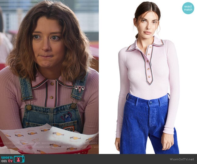 Collared Sweater by Acne Studios worn by Nonnie Thompson (Kimmy Shields) on Insatiable