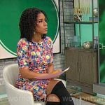 Adriana Diaz’s floral dress on CBS This Morning