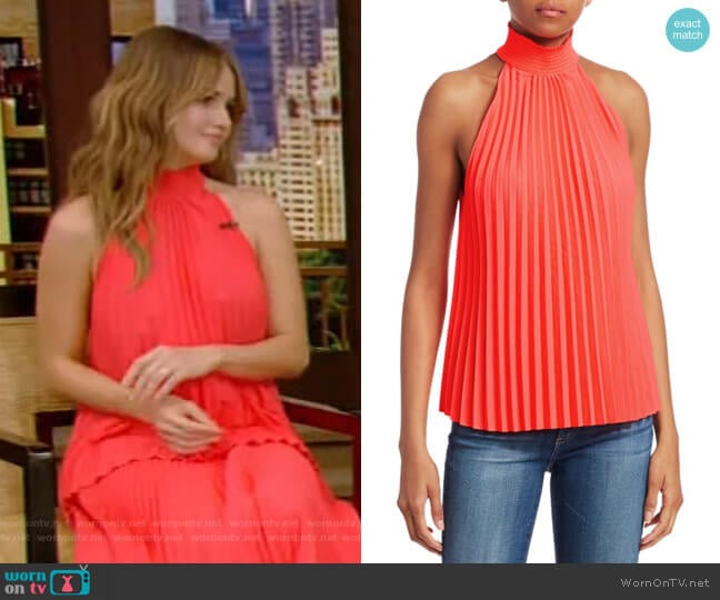 Imani Top by A.L.C. worn by Debby Ryan on Live with Kelly and Ryan