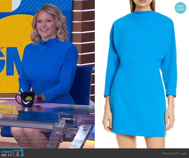 Marin Mini Dress by A.L.C. worn by Sara Haines on Good Morning America