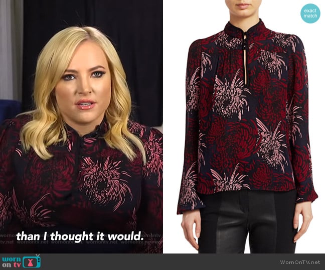 Beatrix Blouse by A.L.C. worn by Meghan McCain on GMA