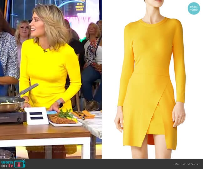 Hadley Dress by A.L.C. worn by Amy Robach on Good Morning America