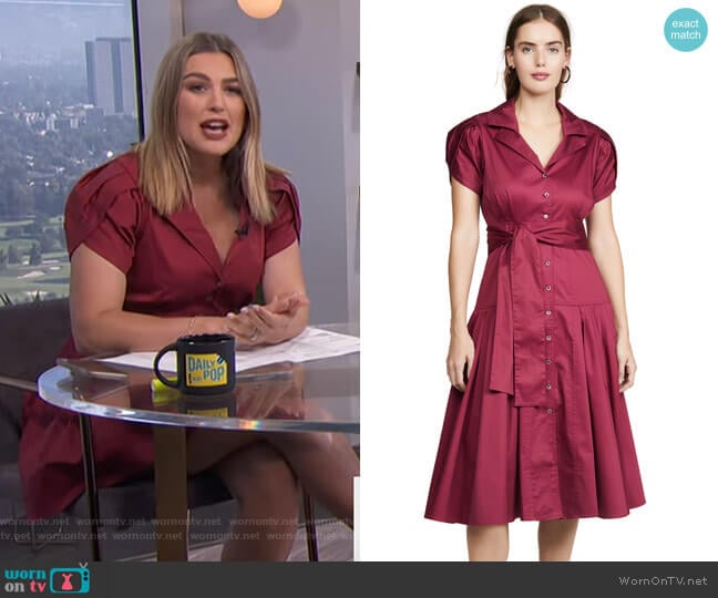 Rosetta Dress by Alexis worn by Carissa Loethen Culiner on E! News