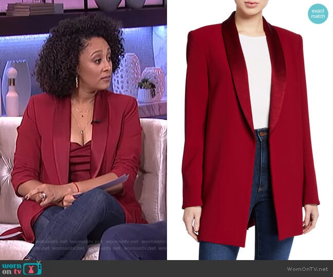 Jace Oversized Blazer by Alice + Olivia worn by Tamera Mowry on The Real