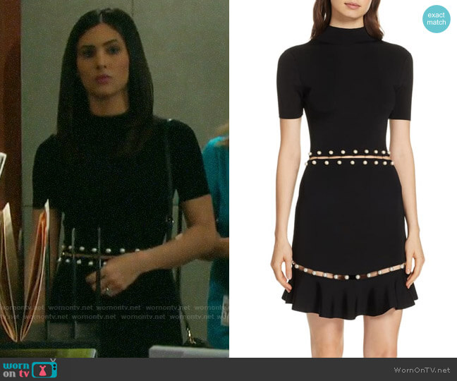 Alice + Olivia Evelyn Dress worn by Gabi Hernandez (Camila Banus) on Days of our Lives