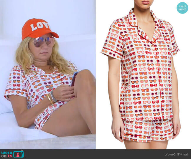 Sunnies Shorty Pajama Set by Bedhead worn by Kary Brittingham  on The Real Housewives of Dallas