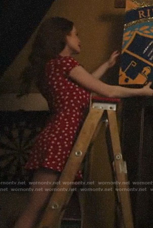 Cheryl's red polka dot dress on Riverdale