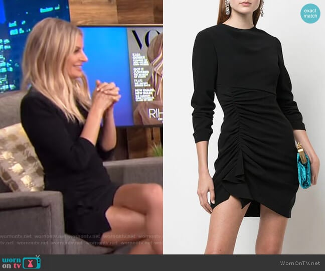 Crepe Natalia Dress by Cinq a Sept worn by Morgan Stewart on E! News