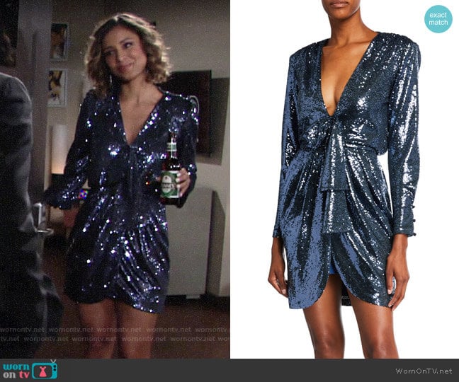 Cinq a Sept Skylar Dress worn by Elena Dawson (Brytni Sarpy) on The Young and the Restless