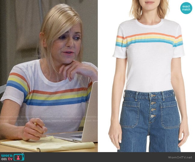 Elizabeth and James Lakota Rainbow Tee worn by Christy Plunkett (Anna Faris) on Mom