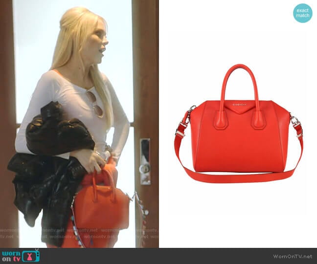 Mini Antigona Sugar Leather Satchel by Givenchy worn by Kameron Westcott on The Real Housewives of Dallas