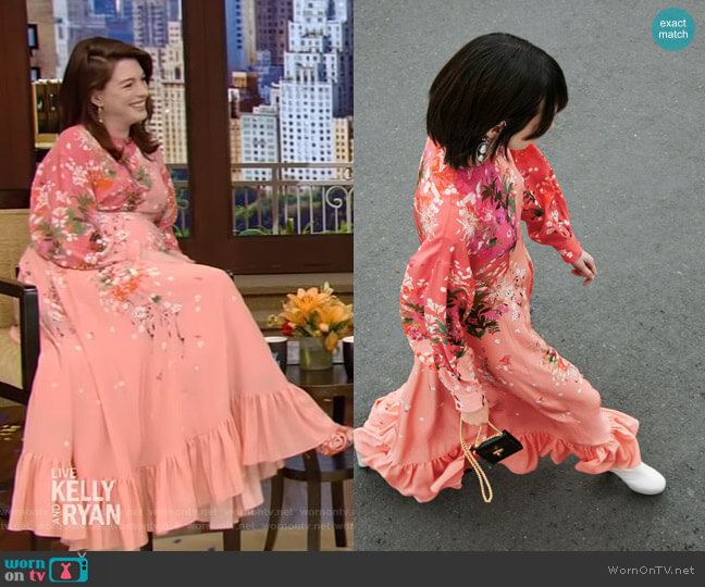 Resort Collection by Givenchy worn by Anne Hathaway on Live with Kelly and Ryan