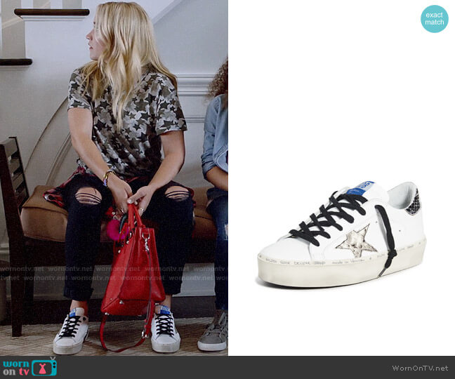 Golden Goose Hi Star Sneakers worn by Roxy Doyle (Emily Osment) on Almost Family