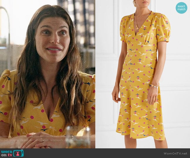 HVN Paula Dress worn by Rio (Lake Bell) on Bless This Mess