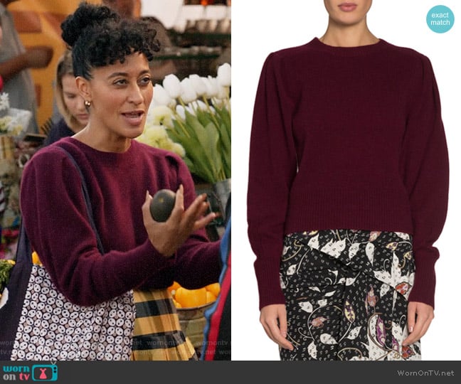 Isabel Marant Colroy Sweater worn by Rainbow Johnson (Tracee Ellis Ross) on Black-ish