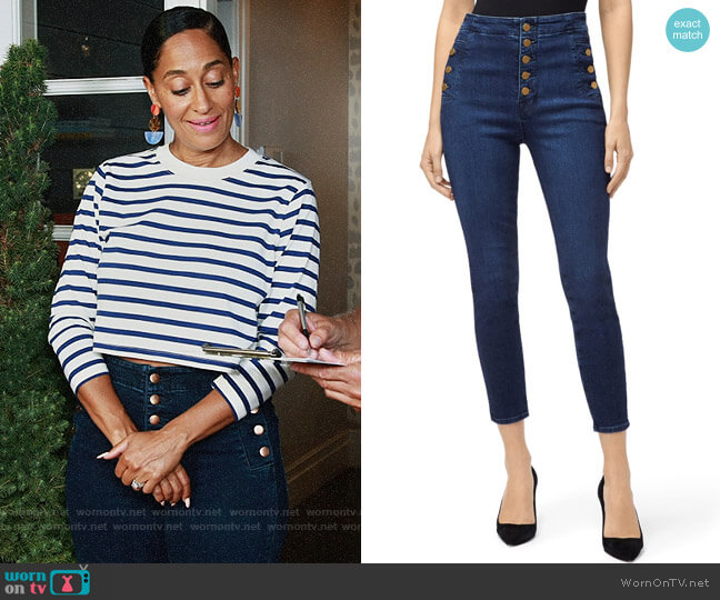 J Brand Natasha Jeans in Untamed worn by Rainbow Johnson (Tracee Ellis Ross) on Black-ish