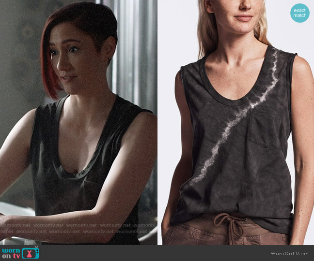 James Perse Tie Dye Tank Top worn by Alex Danvers (Chyler Leigh) on Supergirl