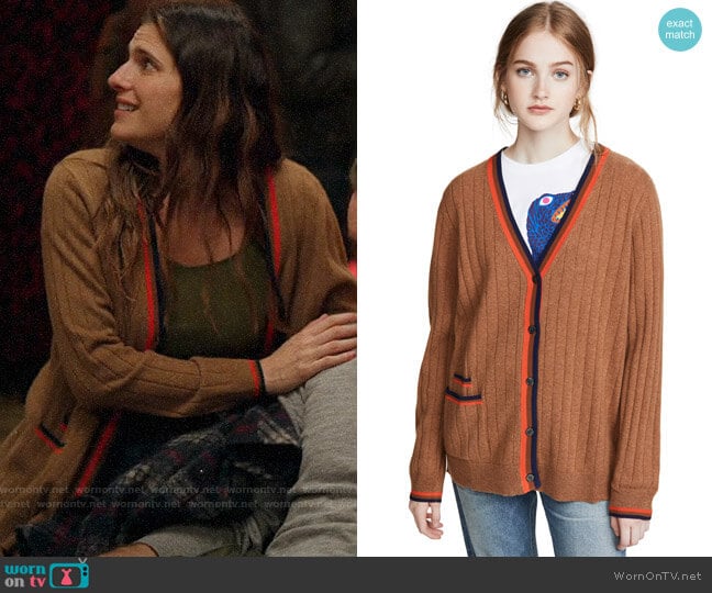 Kule The Cashmere Leon Cardigan worn by Rio (Lake Bell) on Bless This Mess