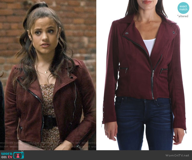 Kut from Kloth Eveline Jacket worn by Maggie Vera (Sarah Jeffery) on Charmed