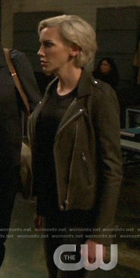 Laurel's leather jacket on Arrow