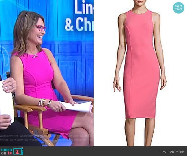 Sleeveless Dress by Michael Kors worn by Savannah Guthrie on Today