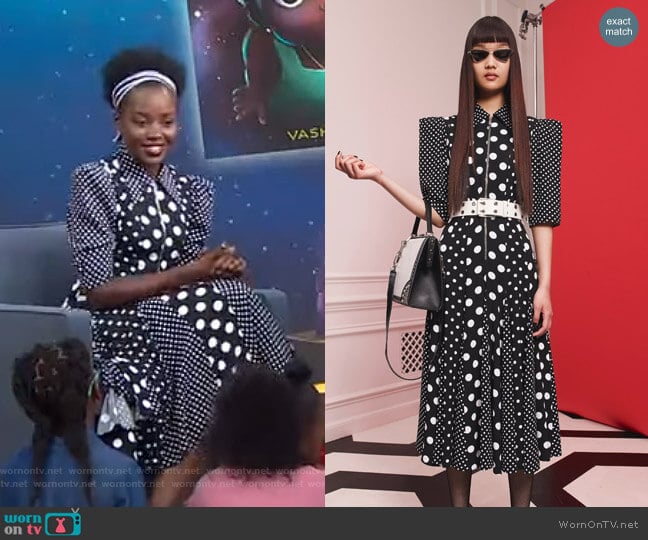 Resort Collection by Michael Kors worn by Lupita Nyong'o on GMA