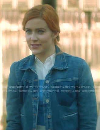 Nancy's denim jacket on Nancy Drew