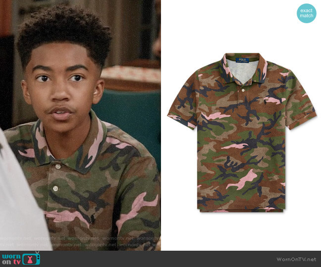 WornOnTV: Jack's camo polo shirt on Black-ish | Miles Brown | Clothes and  Wardrobe from TV
