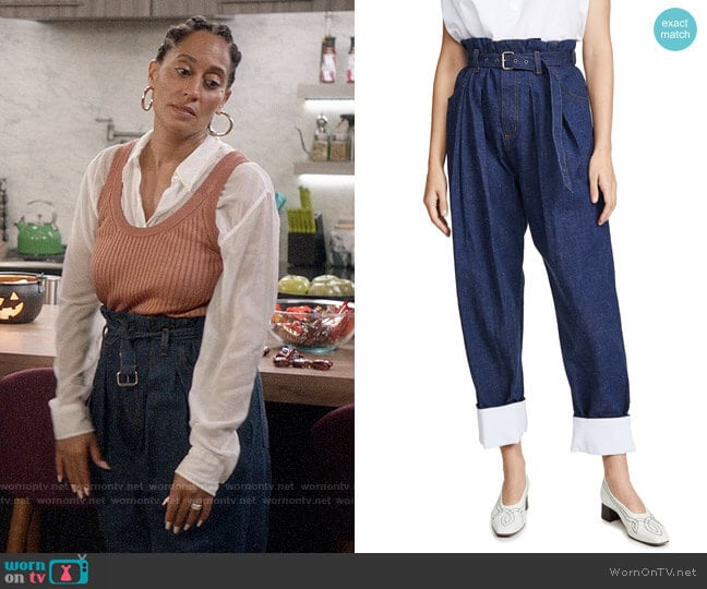 Rachel Comey Irolo Pants worn by Rainbow Johnson (Tracee Ellis Ross) on Black-ish