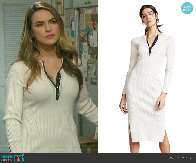 Rag & Bone Brynn Dress worn by Jordan Ridgeway (Chrishell Hartley) on Days of our Lives