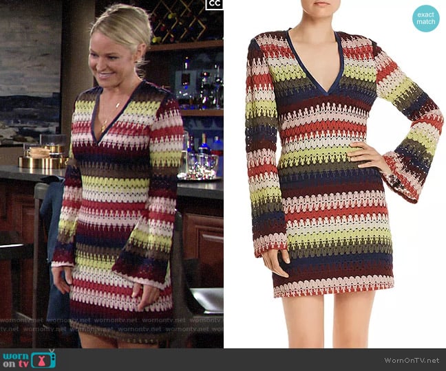 Ramy Brook Jaime Dress worn by Sharon Collins (Sharon Case) on The Young & the Restless
