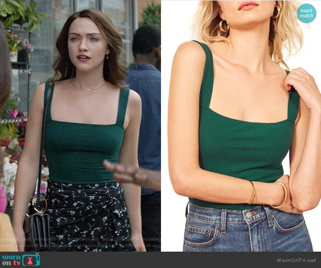 Reformation Canyon Tank worn by Cara Bloom (Violett Beane) on God Friended Me