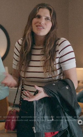 Rio’s striped top on Bless This Mess