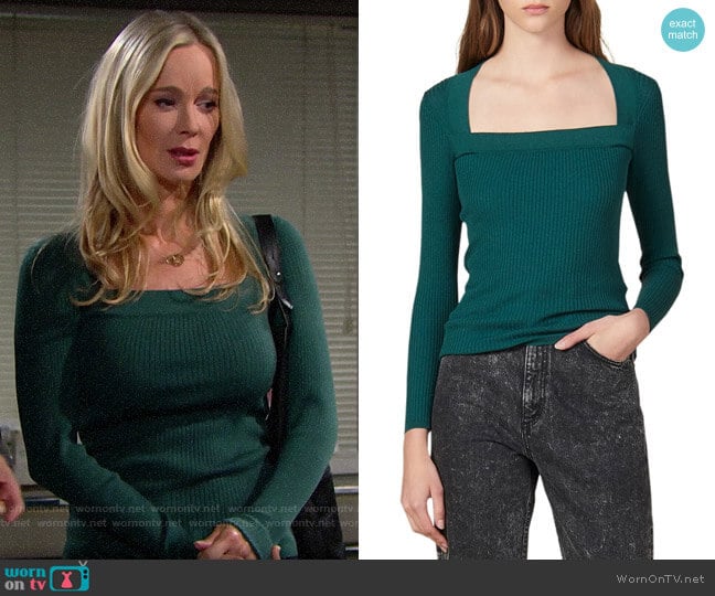 Sandro Molla Sweater worn by Donna Logan (Jennifer Gareis) on The Bold and the Beautiful