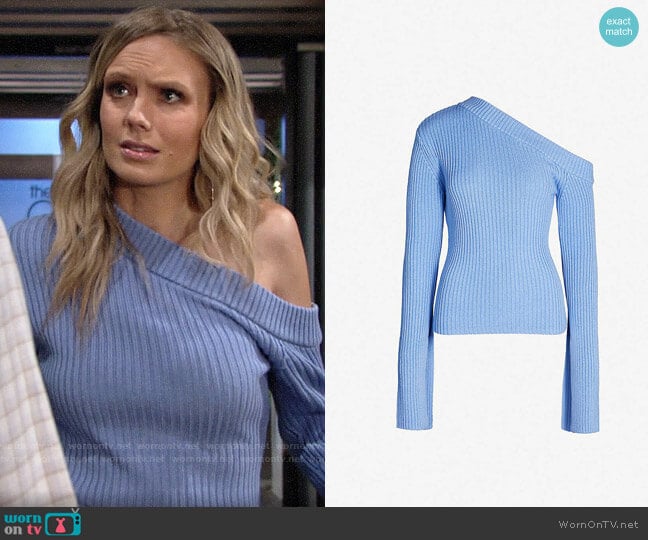 Solace London Varese Sweater worn by Abby Newman (Melissa Ordway) on The Young and the Restless