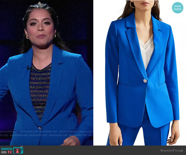 Ted Baker Ariee Blazer worn by Lilly Singh  on A Little Late with Lilly Singh