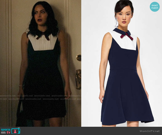 Ted Baker Miyylee Dress worn by Veronica Lodge (Camila Mendes) on Riverdale