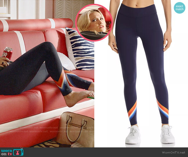 WornOnTV: Roxy’s striped leggings and lace-up hoodie on Almost Family